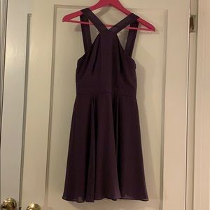 Lulus purple cocktail dress
